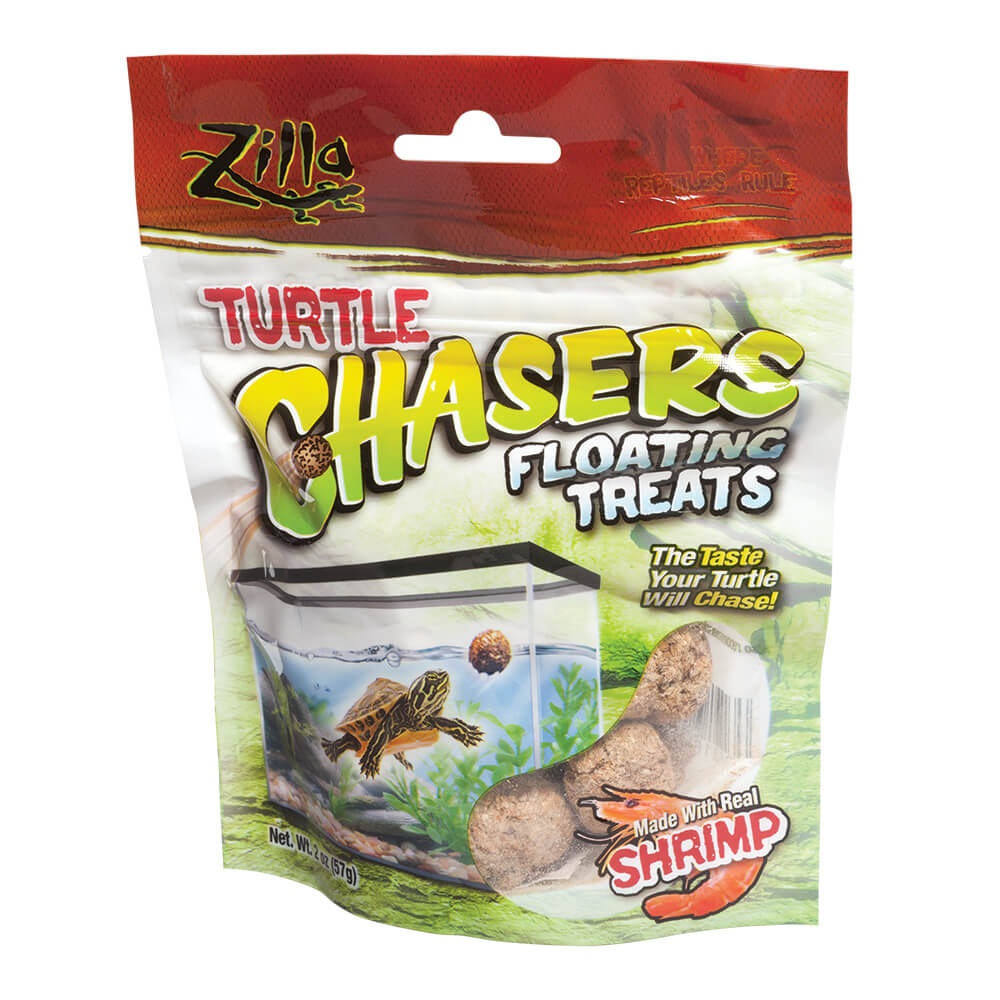Zilla Turtle Chasers Floating Treats Shrimp - 2 ounces