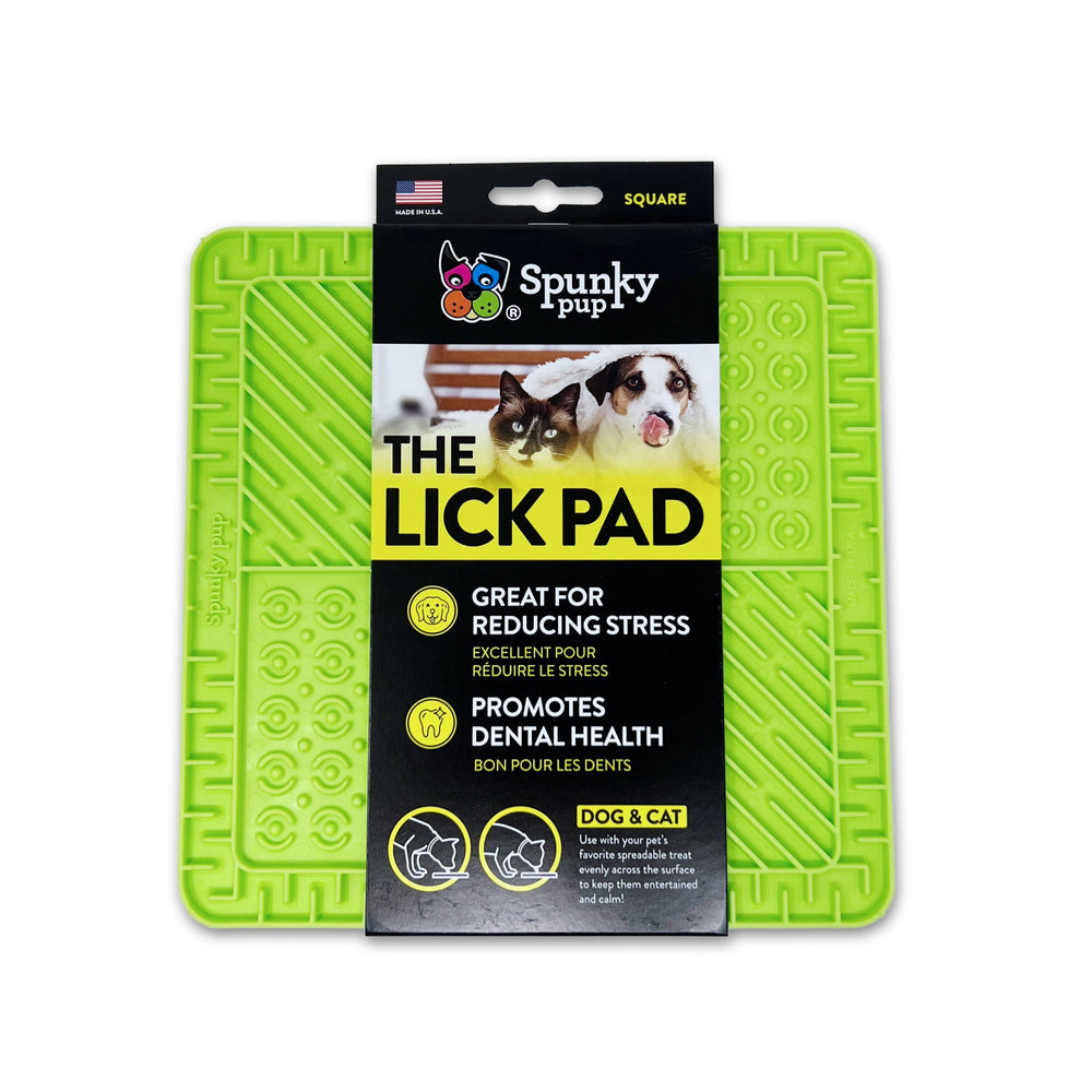 Spunky Pup Lick Pad for Dogs & Cats - Square