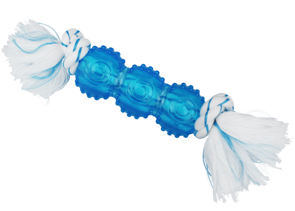Multipet Canine Clean™ Peppermint Rope with Balls Dog Toy - 6.5"