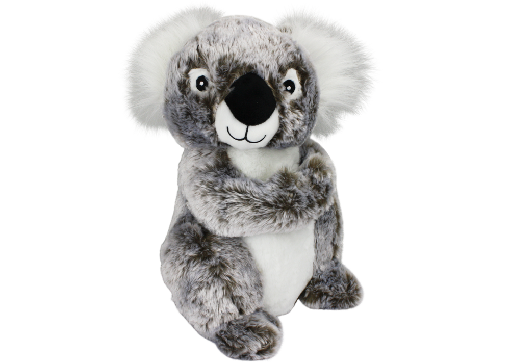 Multipet Jumbo Koala Plush Dog Toy - 14"