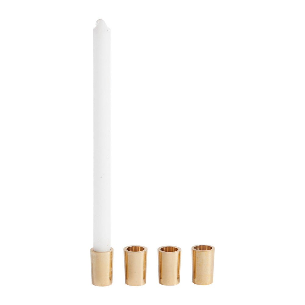 Tune Metal Candleholders (Set of 4) By Accent Decor