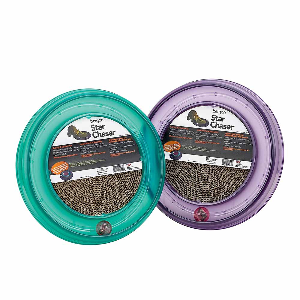 Bergan Starchaser Turboscratcher Cat Toy - Assorted