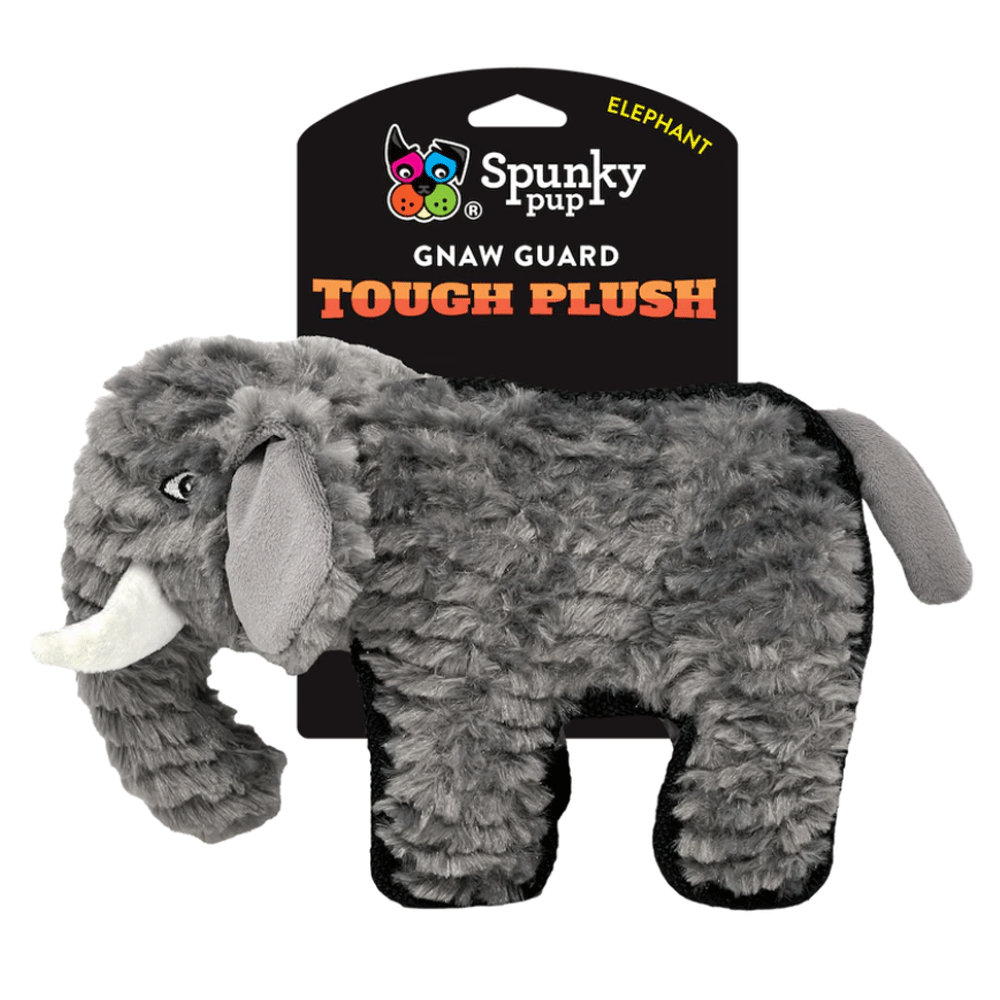 Spunky Pup Elephant Tough Plush Dog Toy
