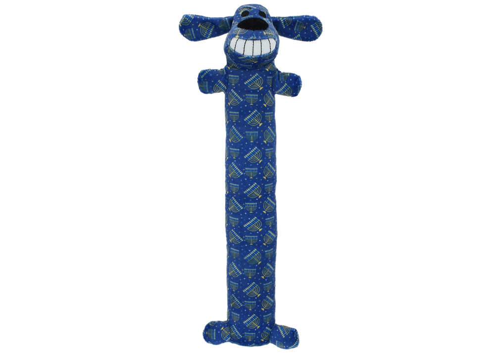 Multipet Loofa Dog Hanukkah Plush Dog Toy - 12"