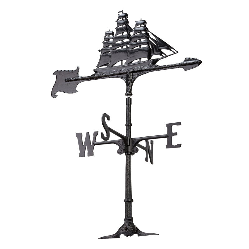 Whitehall 30" Clipper Accent Weathervane - Black
