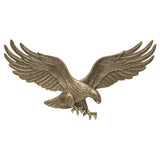 Whitehall 29 inch Wall Eagle, Antique Brass finish, cast aluminum patriotic wall decor