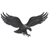 Whitehall 36 inch Wall Eagle, Black finish, cast aluminum patriotic wall decor