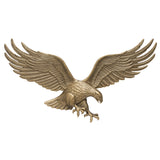 Whitehall 36 inch Wall Eagle, Antique Brass finish, cast aluminum patriotic wall decor