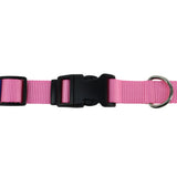 Adjustable Nylon Dog Collar with Plastic Buckle