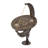 Whitehall Sun and Moon Sundial, Copper Verdigris