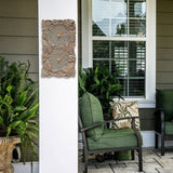 Whitehall Grapevine Indoor Outdoor Wall Clock & Thermometer - lifestyle