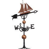 Whitehall 46" Yacht Weathervane - Copper