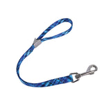 Styles Adjustable Grooming Loop with Bolt Snap - 3/8" x 18" / Plaid Bones