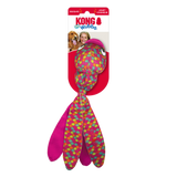 KONG Wubba Finz Pink Dog Toy detail