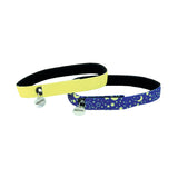 ElastaCat FlexFit Cat Collar, 2-Pack - Stars and Yellow