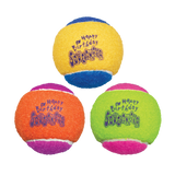 KONG Happy Birthday Squeaker Tennis Ball Dog Toy, 3-Pack