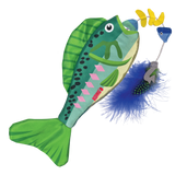 KONG Wrangler Angler Fish Cat Toy - view 3