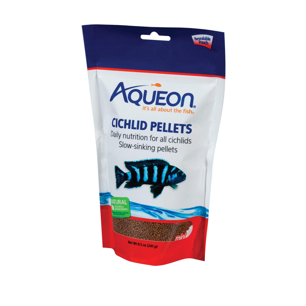 Aqueon Cichlid Fish Food - 8.5 ounces