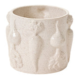 Veggie Speckled Glossy Pots By Accent Decor