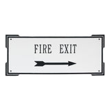 Whitehall Roanoke Estate Wall 2-Line Personalized Address Plaque - White/Black