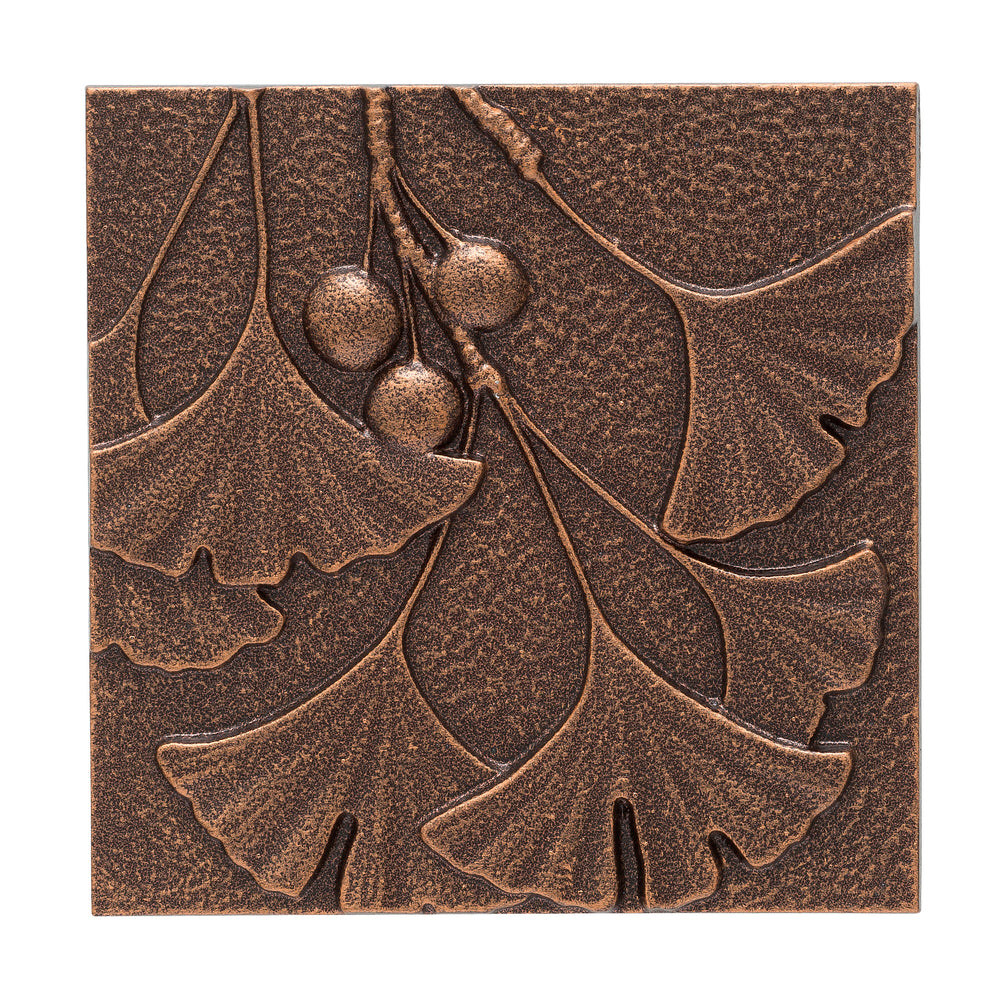 Whitehall Ginkgo Leaf Wall Décor, Antique Copper