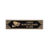 Whitehall Door Statement Art Deco Plaque - Video Surveillance In Use (with Graphic)