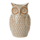 Great Grey Owl Ceramic Bud Vase (Set of 4) By Accent Decor