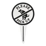 Whitehall Please Pick Up Dog Courtesy Lawn Stake