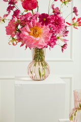 Peony Ribbed Textured Vases By Accent Decor