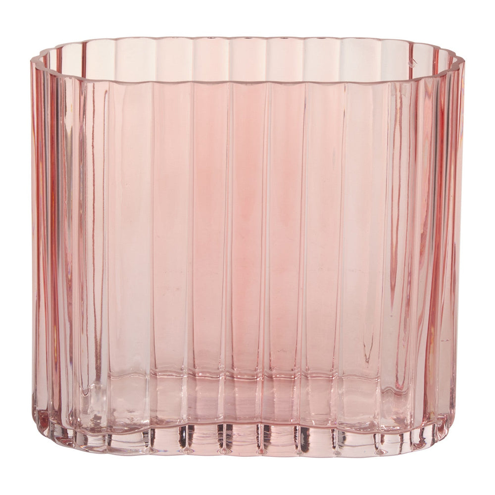 Clematis Ribbed Textured Vase By Accent Decor