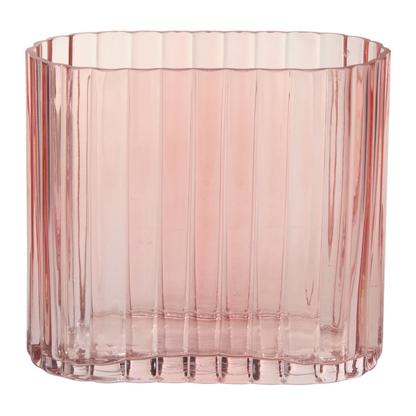 Accent Decor Clematis Ribbed Textured Vase By Accent Decor