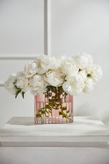Clematis Ribbed Textured Vase By Accent Decor