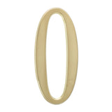 Whitehall 4.75" Satin Brass House Numbers