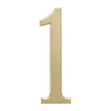 Whitehall 4.75" Satin Brass House Numbers