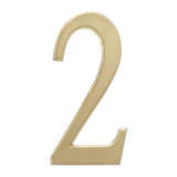 Whitehall 4.75" Satin Brass House Numbers