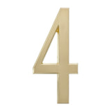 Whitehall 4.75" Satin Brass House Numbers