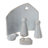 Claro Ceramic Nativity Set of 5 By Accent Decor