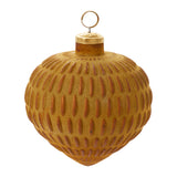 Nutmeg Glass Ornaments By Accent Decor