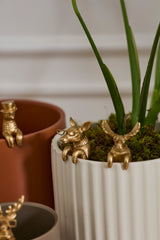 E+E Hugger Plastic Pots (Set of 6) By Accent Decor