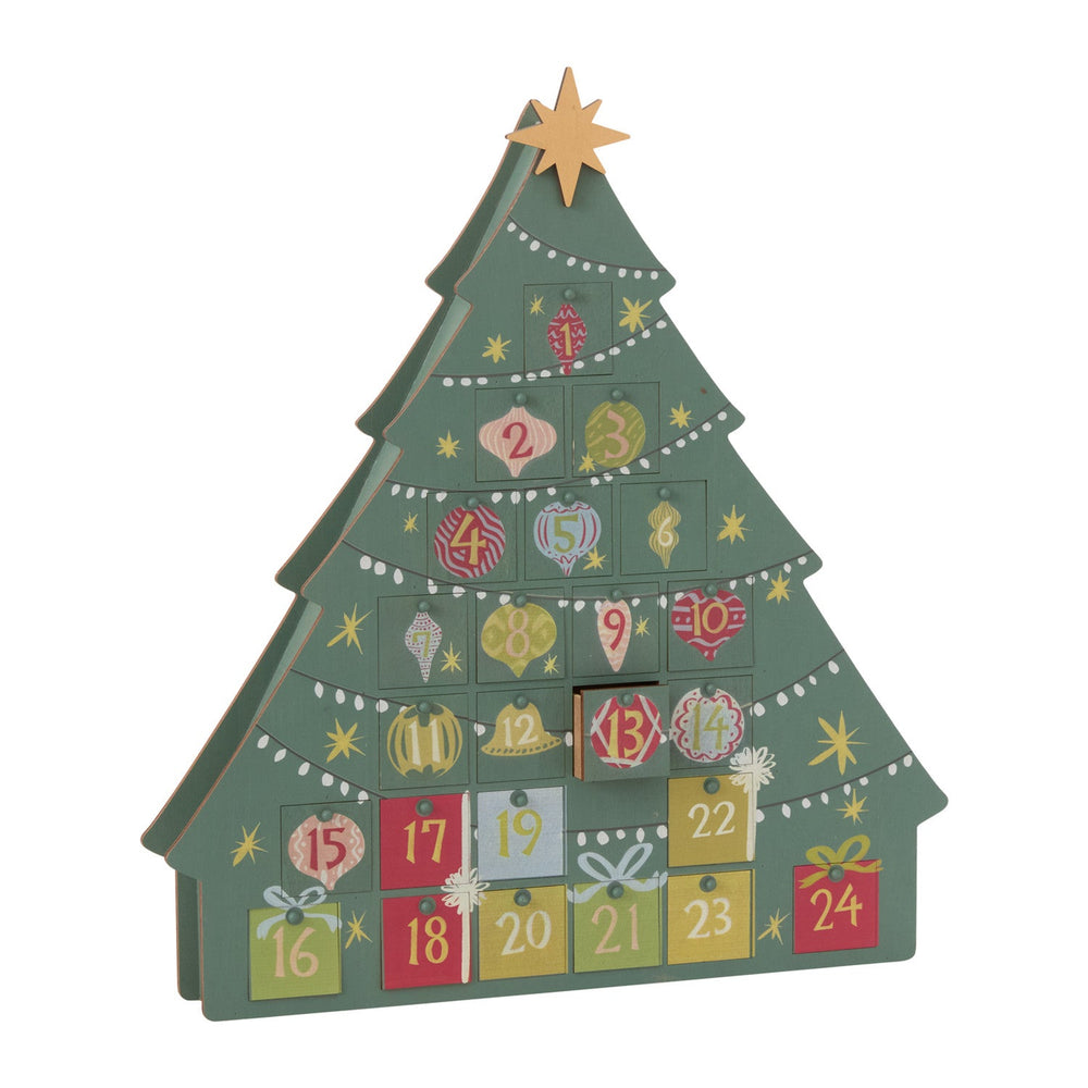 Arbol Wood Advent Calendar By Accent Decor