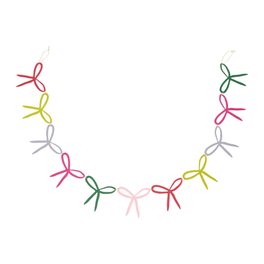 Brightly Bow Metal Garland By Accent Decor