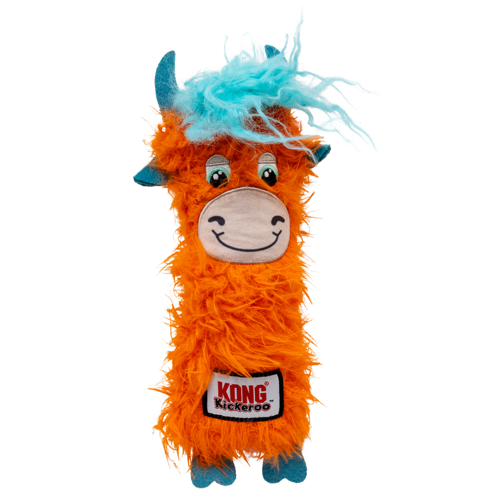 KONG Kickeroo Highland Cow Cat Toy