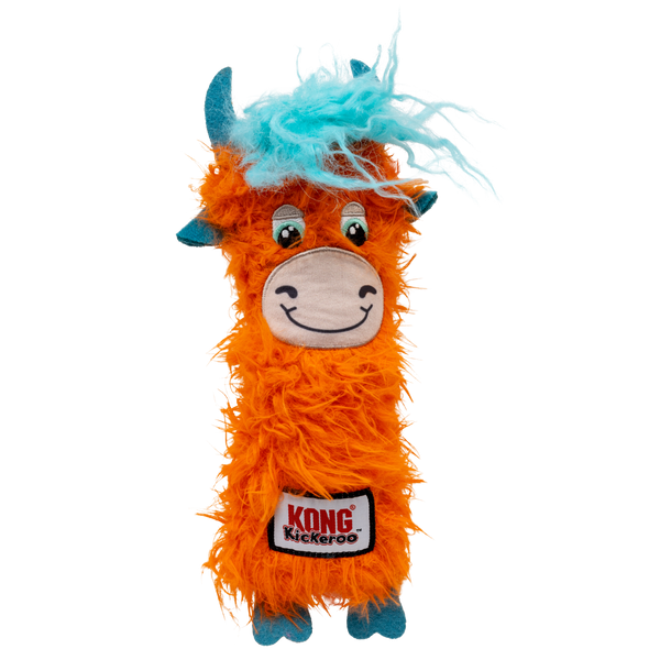KONG KONG Kickeroo Highland Cow Cat Toy