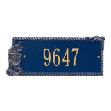 Whitehall Seagull Rectangle Personalized Plaque - Blue/Gold