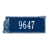 Whitehall Seagull Rectangle Personalized Plaque - Blue/White