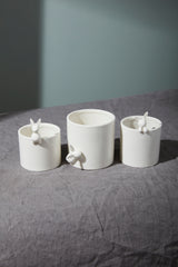 Peeking Bunny Ceramic Pot By Accent Decor