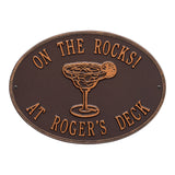 Whitehall Margarita Personalized Plaque - Antique Copper