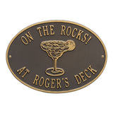 Whitehall Margarita Personalized Plaque - Bronze/Gold