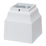 Whitehall Cascade Mailbox Cuff - White