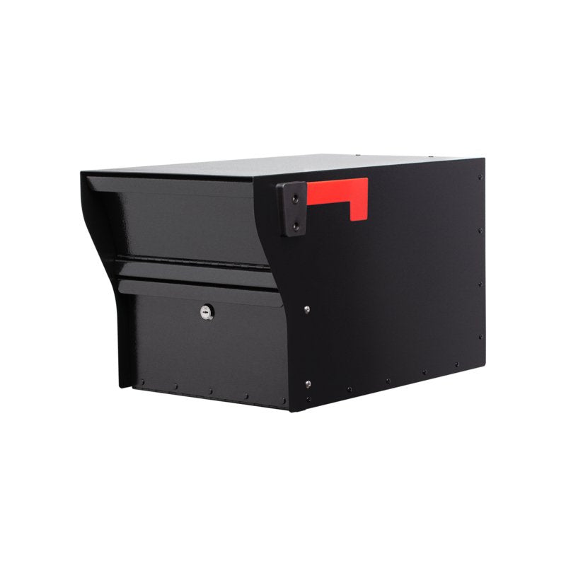 Whitehall MailVault Streetside Mailbox, Steel - Black